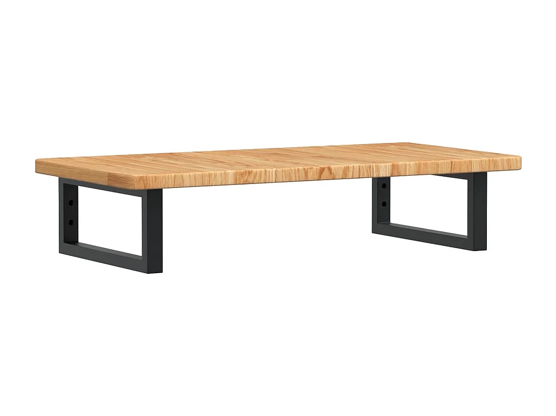 Badkamer wandschap staal en massief eikenhout