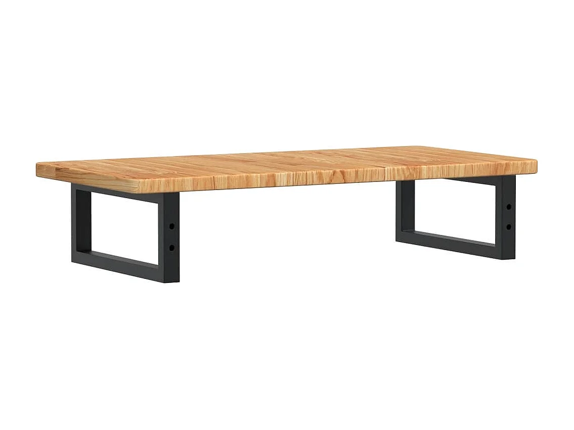 Badkamer wandschap staal en massief eikenhout