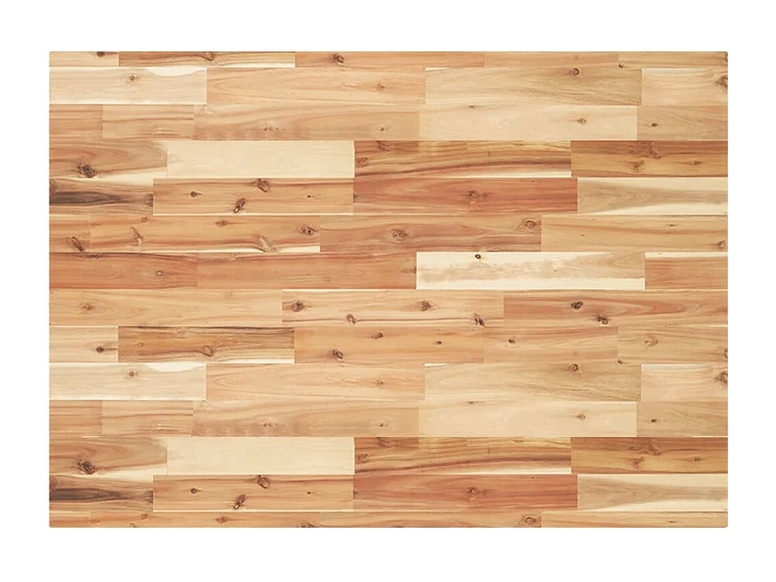 Waschbeckenregal Wandmontage Stahl und Akazienholz