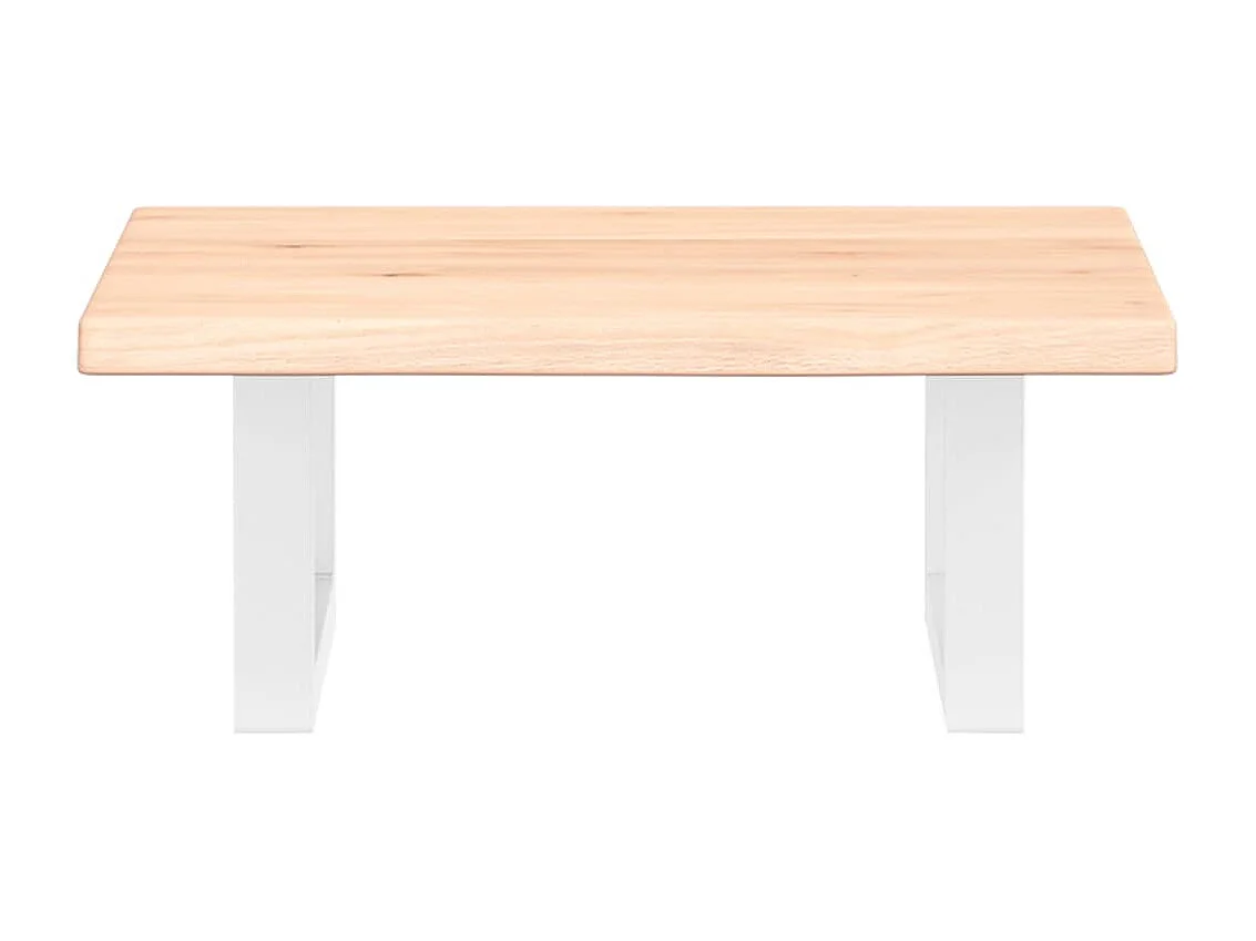 Badkamer wandschap staal en massief eikenhout