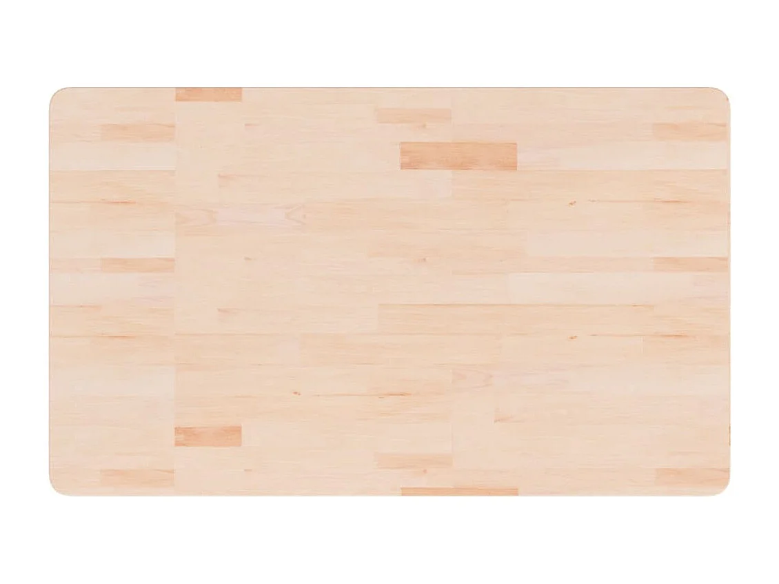 Étagère de vasque murale acier et bois de chêne massif