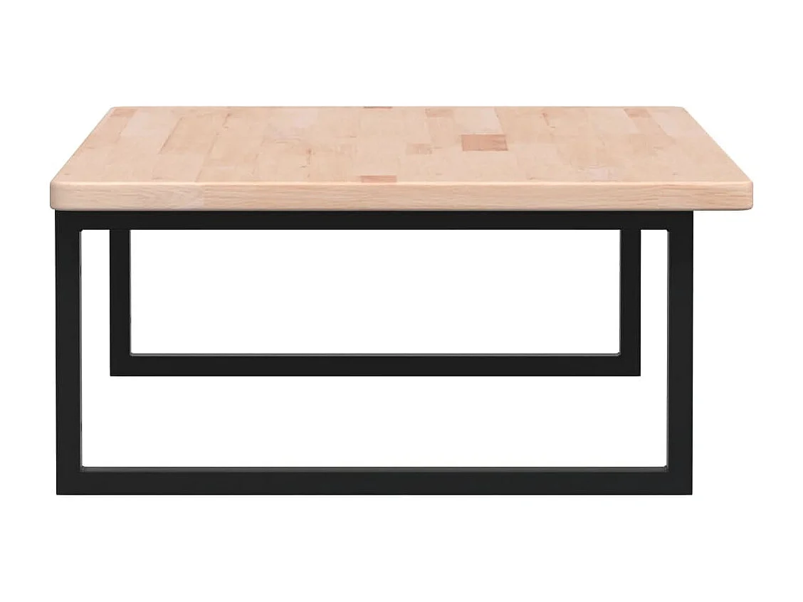 Waschtischplatte mit Halterung Stahl und Massivholz Eiche