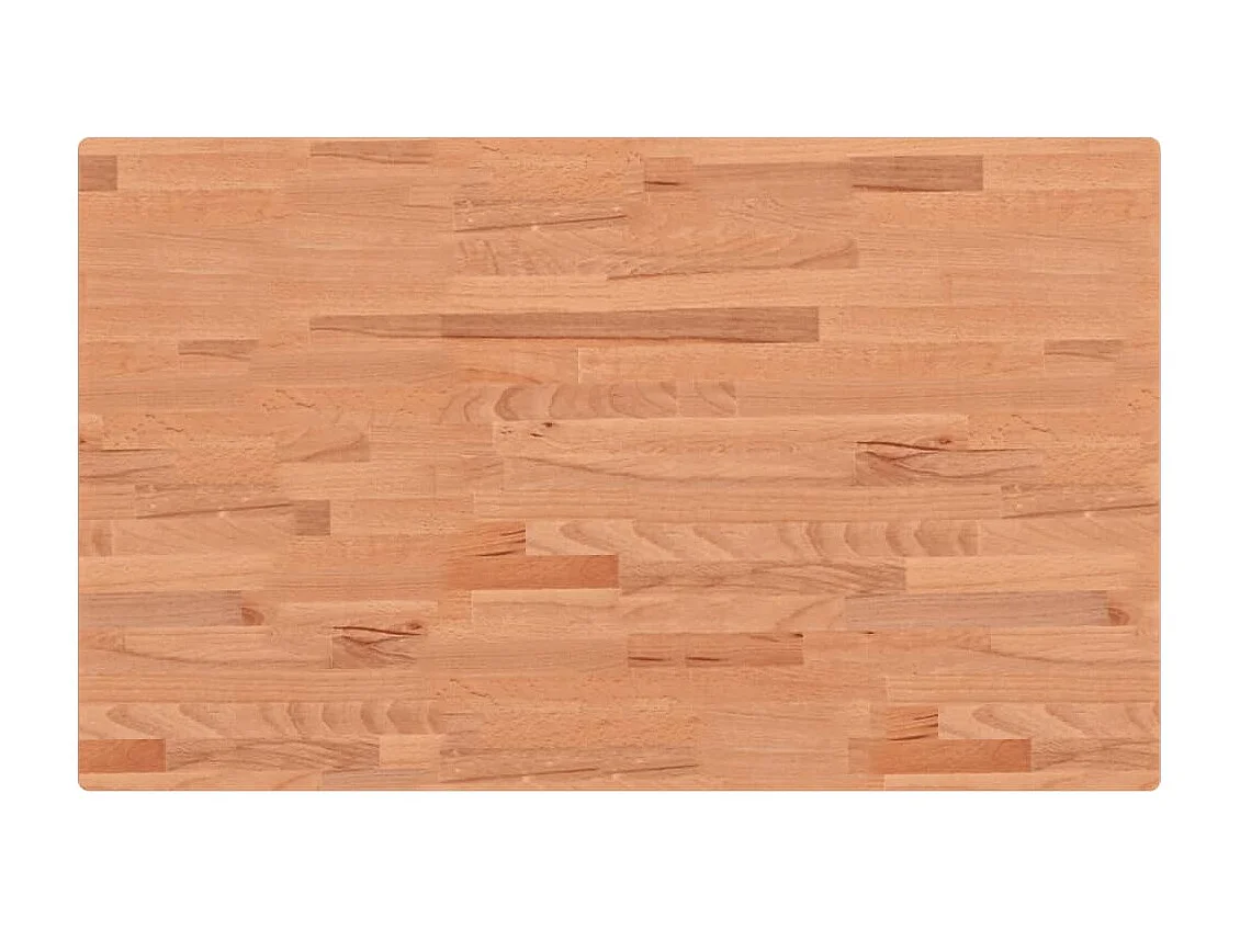 Étagère de vasque murale acier et bois massif de hêtre