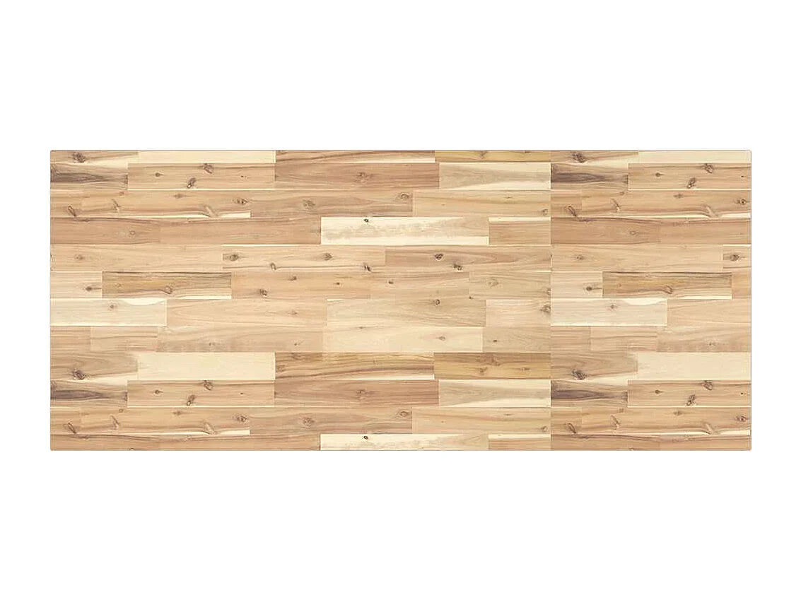 Estante de lavabo de pared acero y madera maciza de acacia
