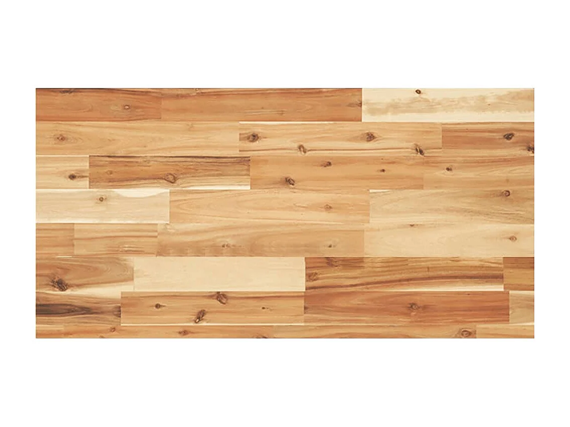 Estante de lavabo de pared acero y madera maciza de acacia