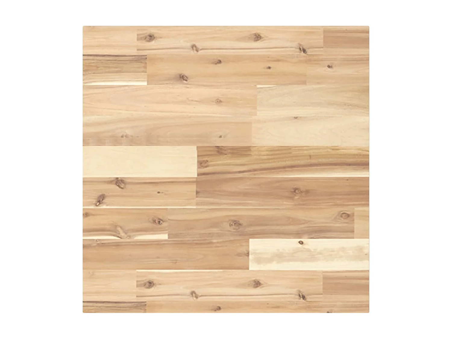 Waschbeckenregal Wandmontage Stahl und Akazienholz