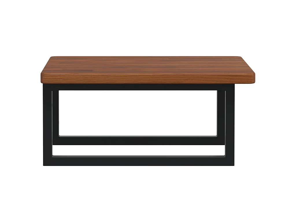 Badkamer wandschap staal en massief eikenhout