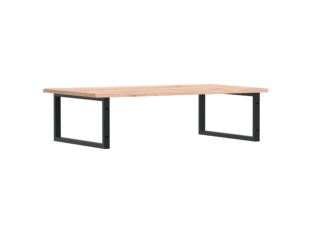 Badkamer wandschap staal en massief eikenhout