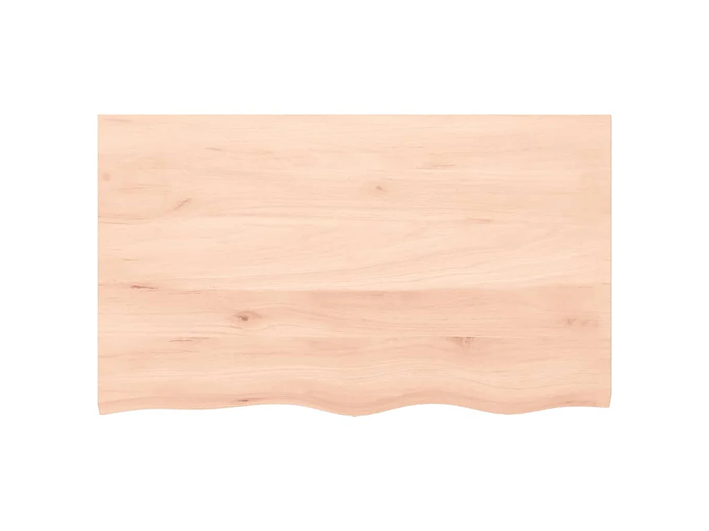Badkamer wandschap staal en massief eikenhout