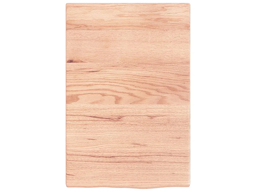 Estante de lavabo de pared de acero y madera maciza de roble
