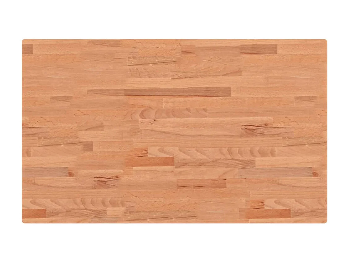 Étagère de vasque murale acier et bois massif de hêtre