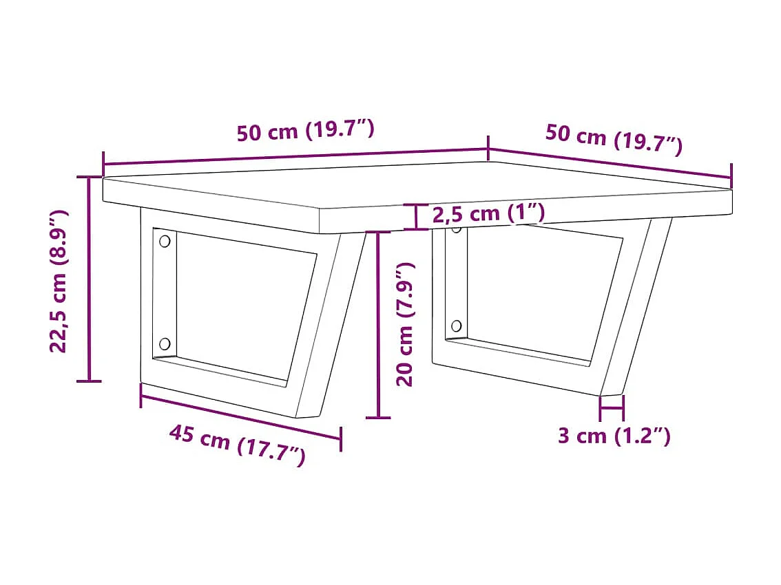 Badkamer wandschap staal en massief beukenhout