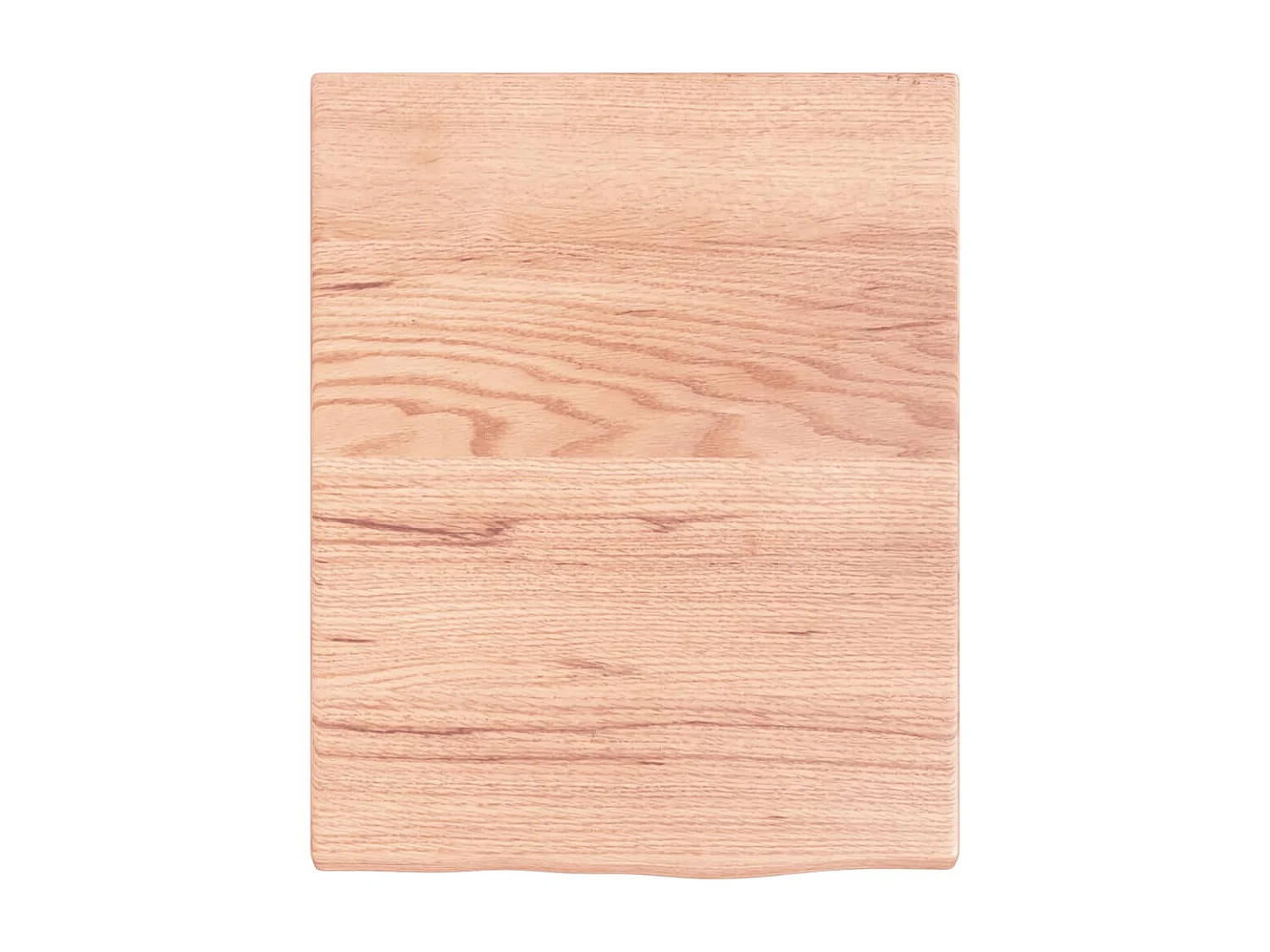 Badkamer wandschap staal en massief eikenhout