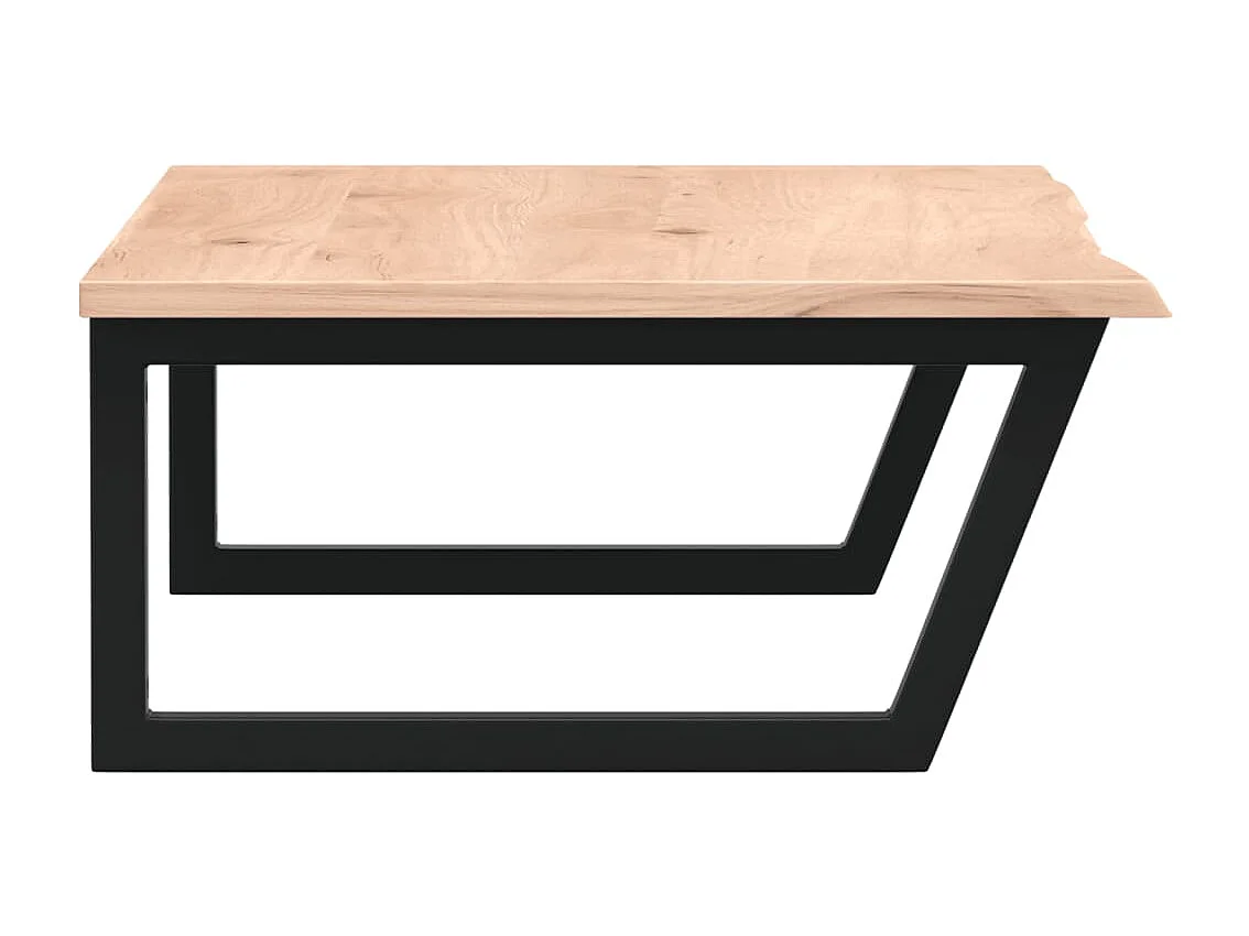 Badkamer wandschap staal en massief eikenhout