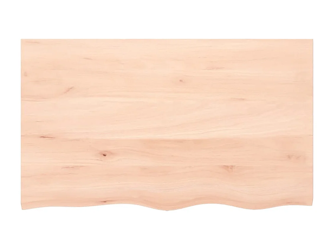 Badkamer wandschap staal en massief eikenhout