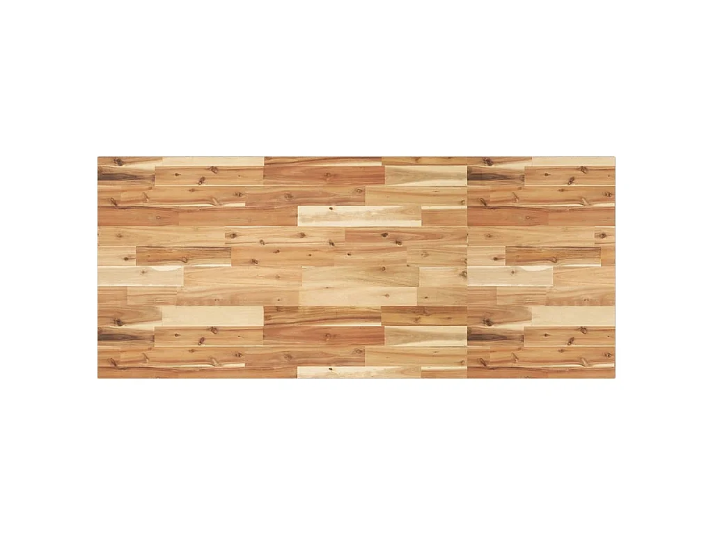 Waschbeckenregal Wandmontage Stahl und Akazienholz