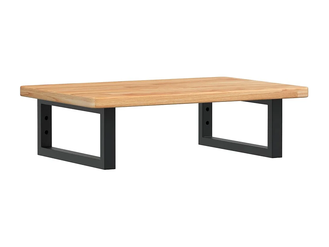 Badkamer wandschap staal en massief eikenhout