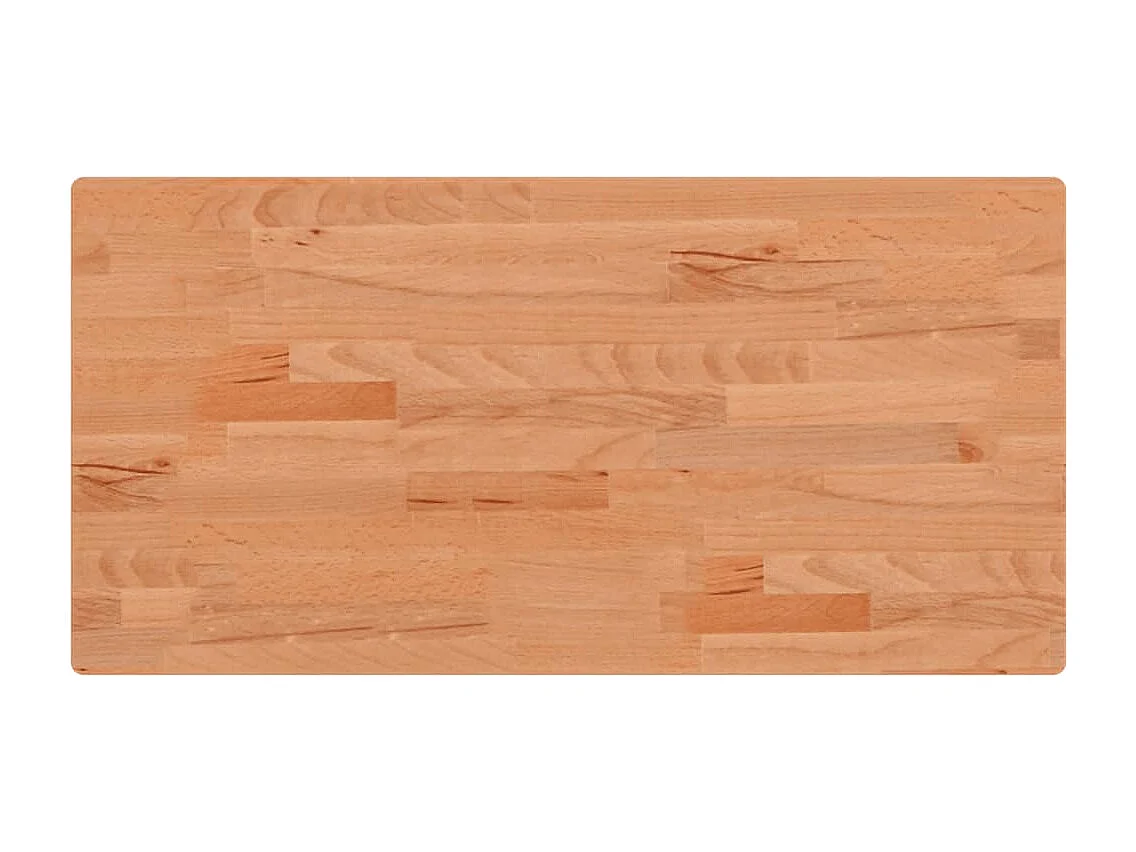 Waschbeckenregal Wandmontage Stahl und Massivholz Buche