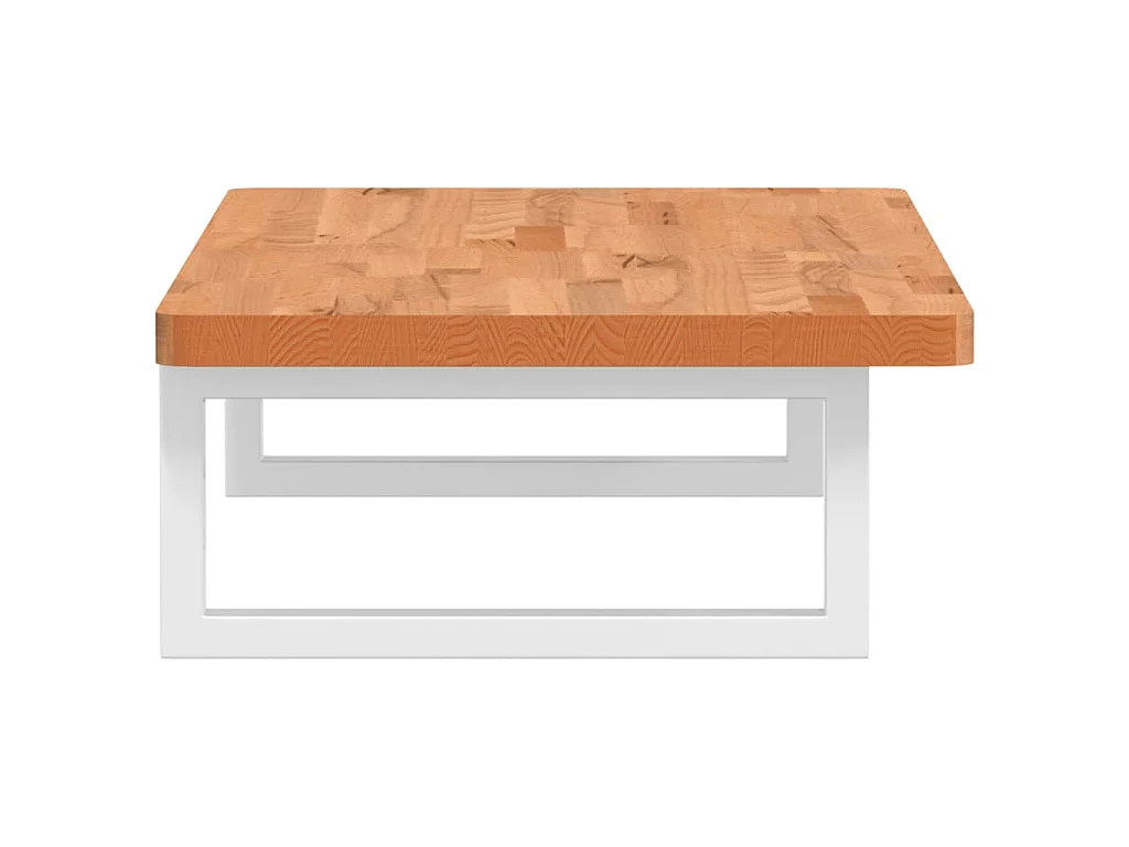 Badkamer wandschap staal en massief beukenhout