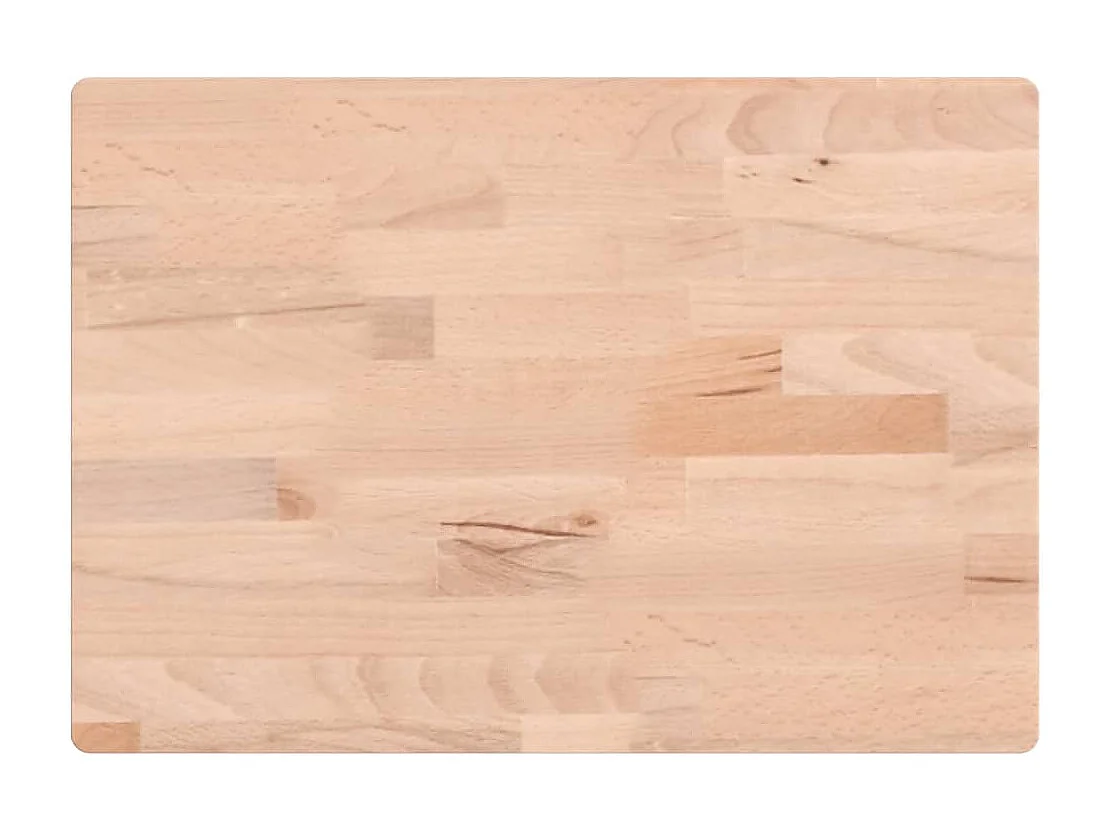 Étagère de vasque murale acier et bois massif de hêtre