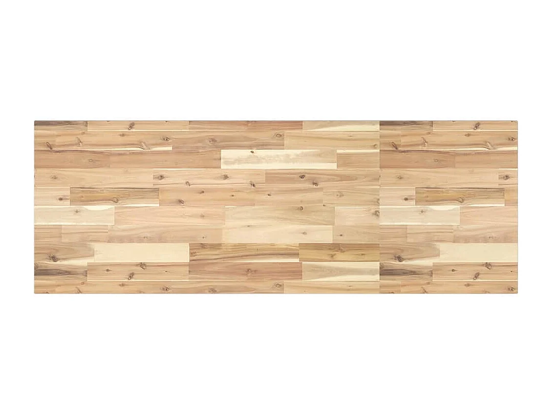 Estante de lavabo de pared acero y madera maciza de acacia