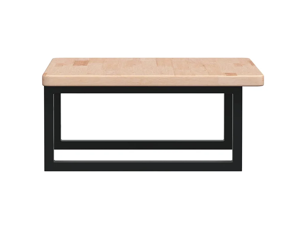 Badkamer wandschap staal en massief eikenhout