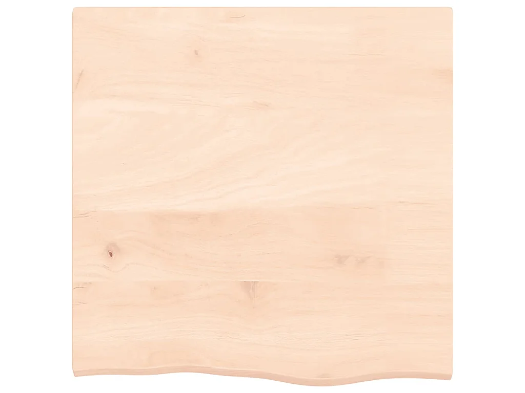 Estante de lavabo de pared de acero y madera maciza de roble