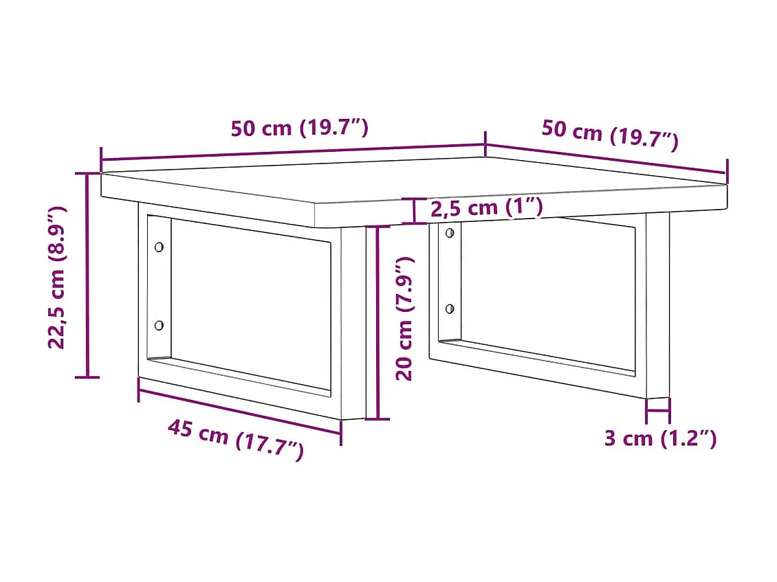 Badkamer wandschap staal en massief beukenhout