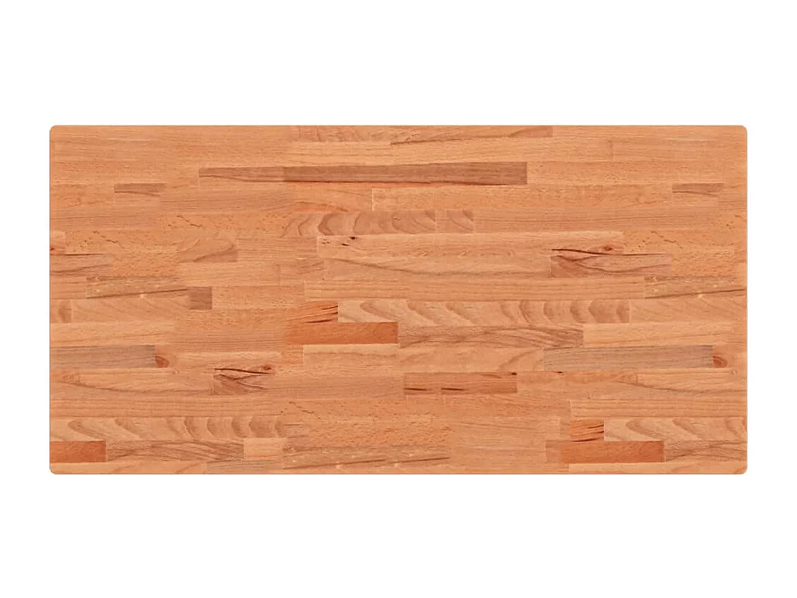 Étagère de vasque murale acier et bois massif de hêtre