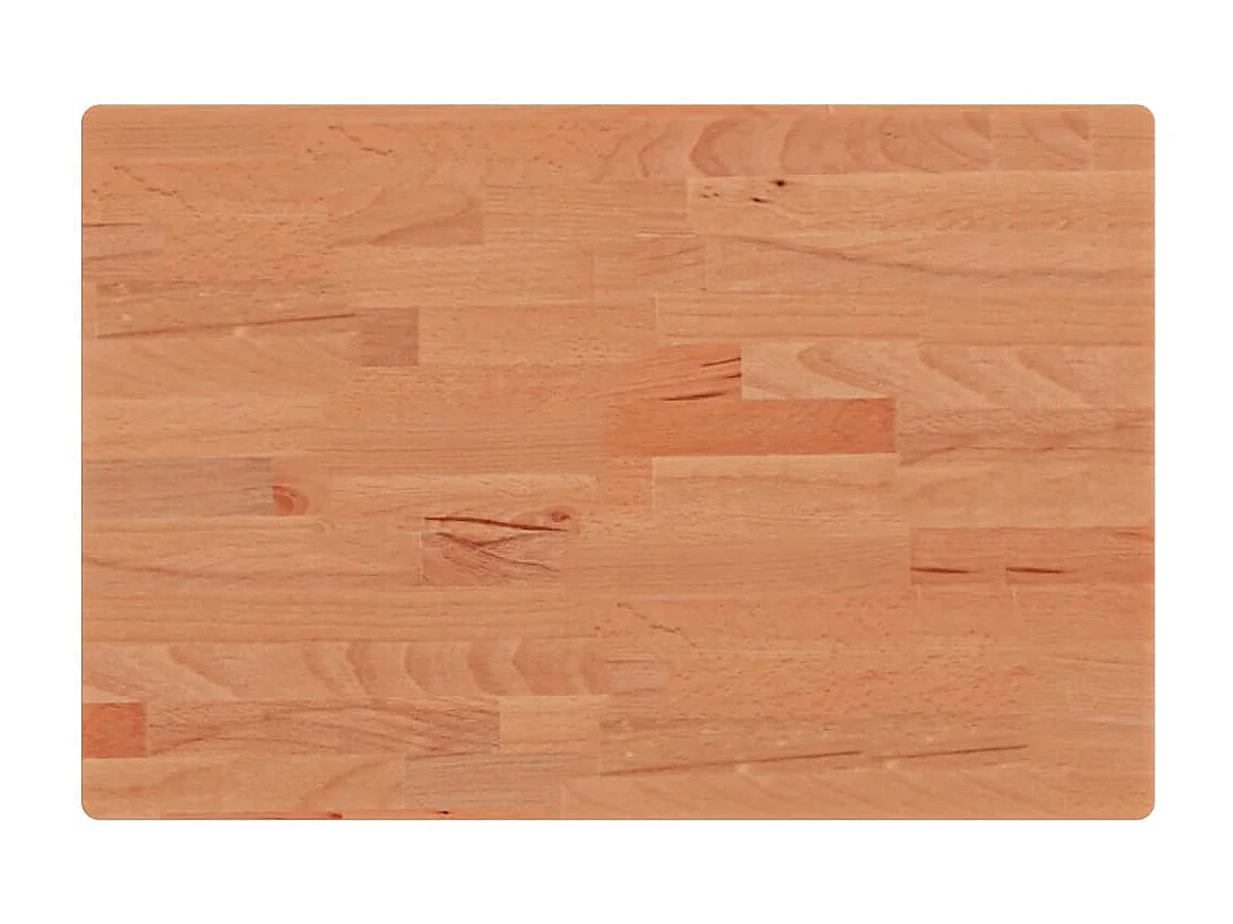 Waschbeckenregal Wandmontage Stahl und Massivholz Buche