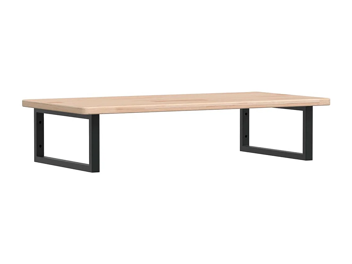 Badkamer wandschap staal en massief eikenhout