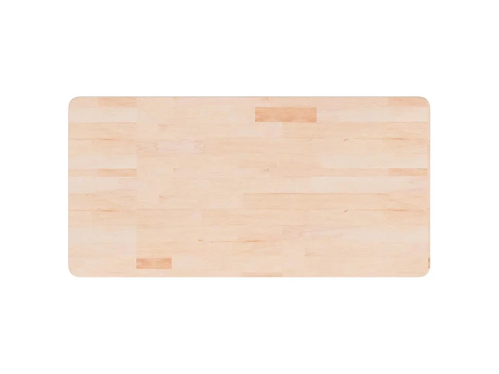 Ripiano a Parete per Lavabo in Acciaio e Massello di Rovere