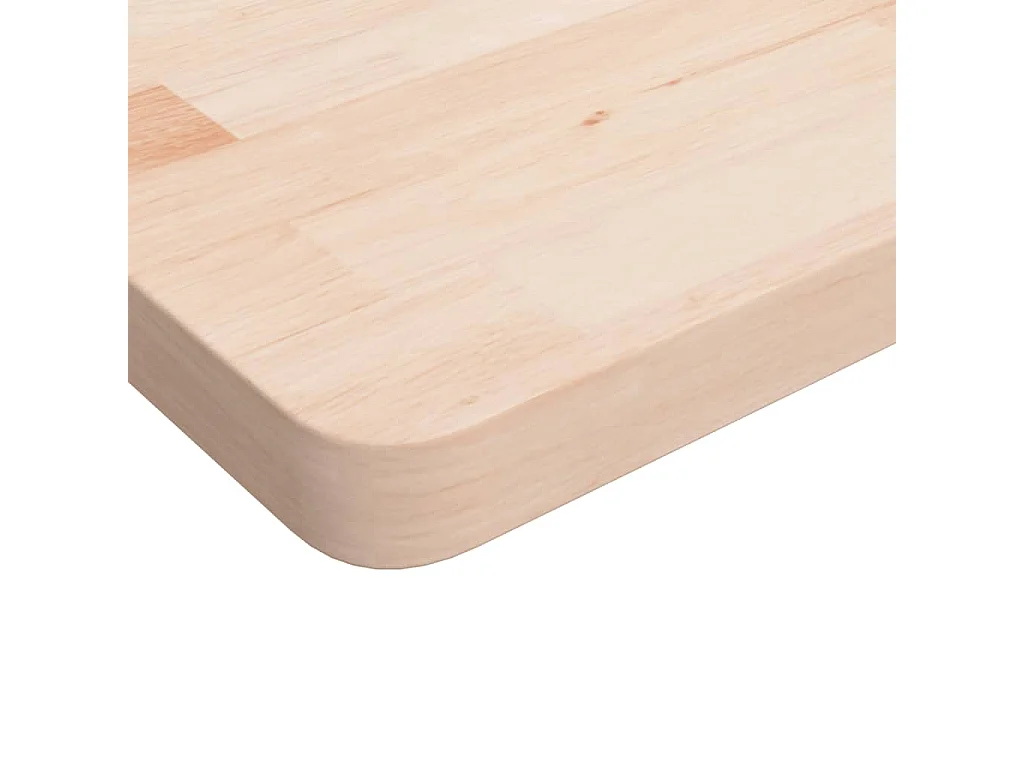 Waschtischplatte mit Halterung Stahl und Massivholz Eiche