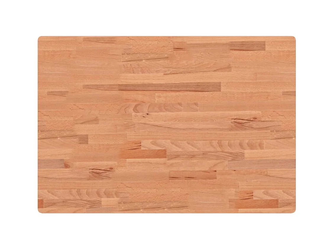 Waschbeckenregal Wandmontage Stahl und Massivholz Buche