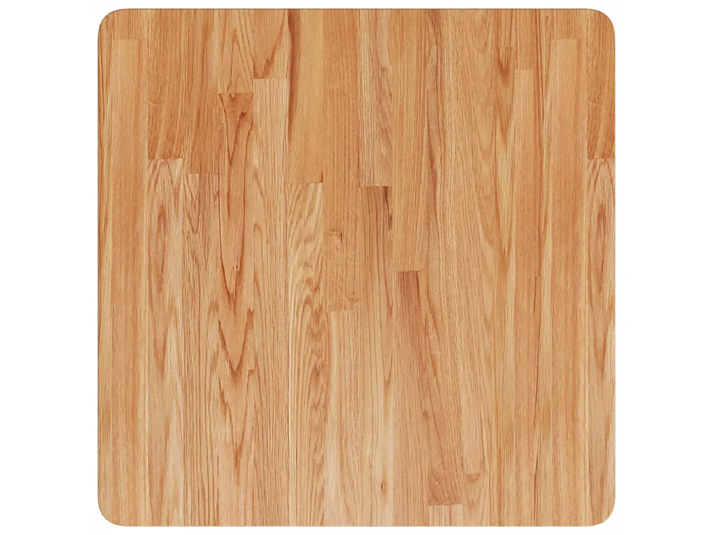 Waschtischplatte mit Halterung Stahl und Massivholz Eiche
