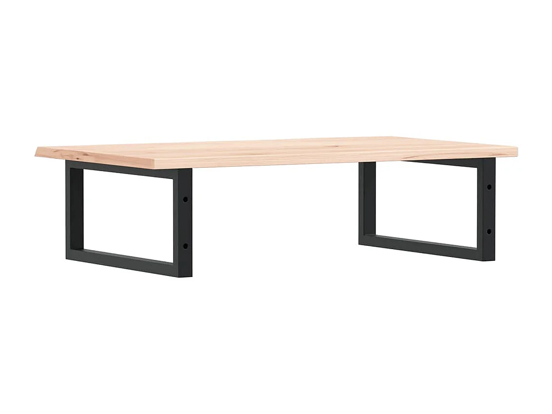 Badkamer wandschap staal en massief eikenhout