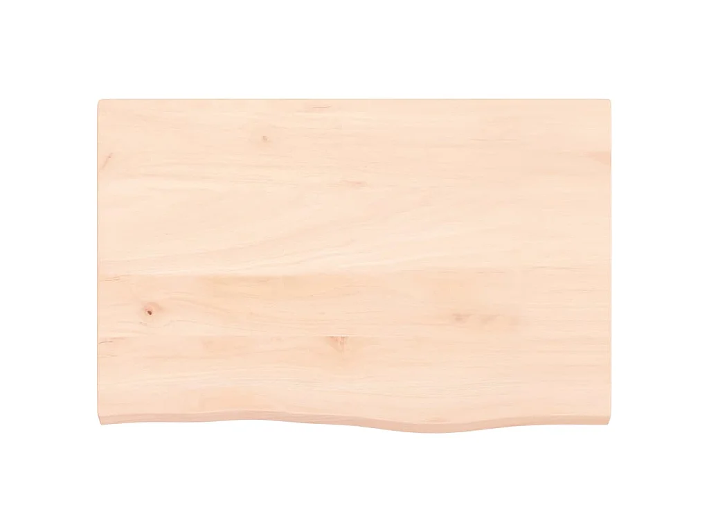 Estante de lavabo de pared de acero y madera maciza de roble