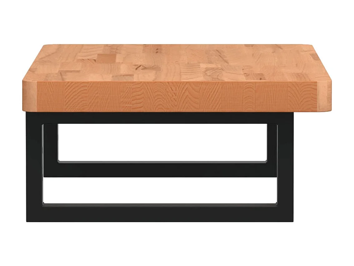 Badkamer wandschap staal en massief beukenhout