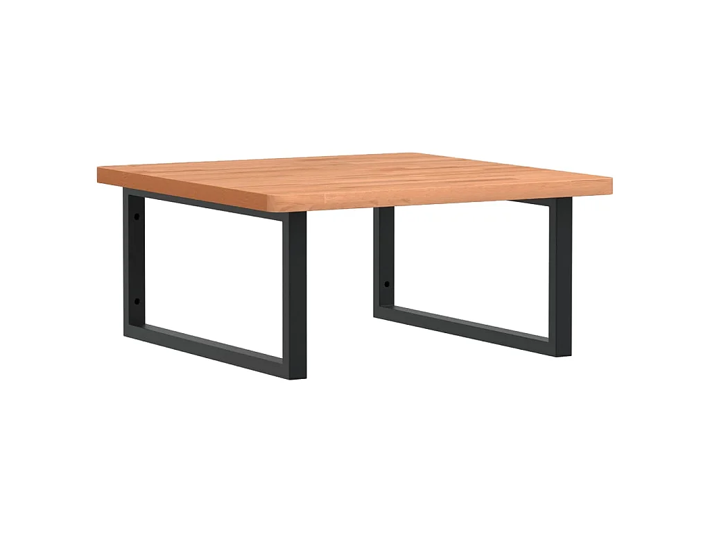 Badkamer wandschap staal en massief beukenhout
