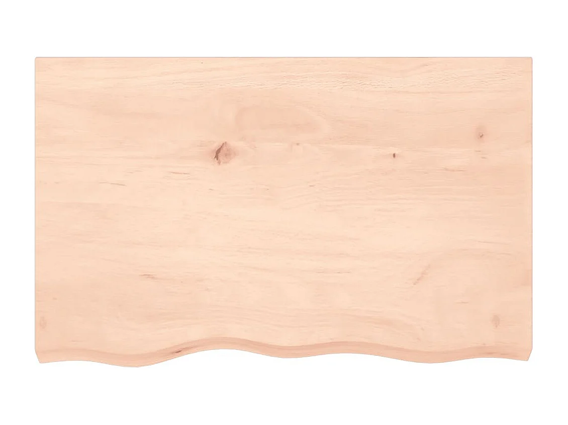 Badkamer wandschap staal en massief eikenhout