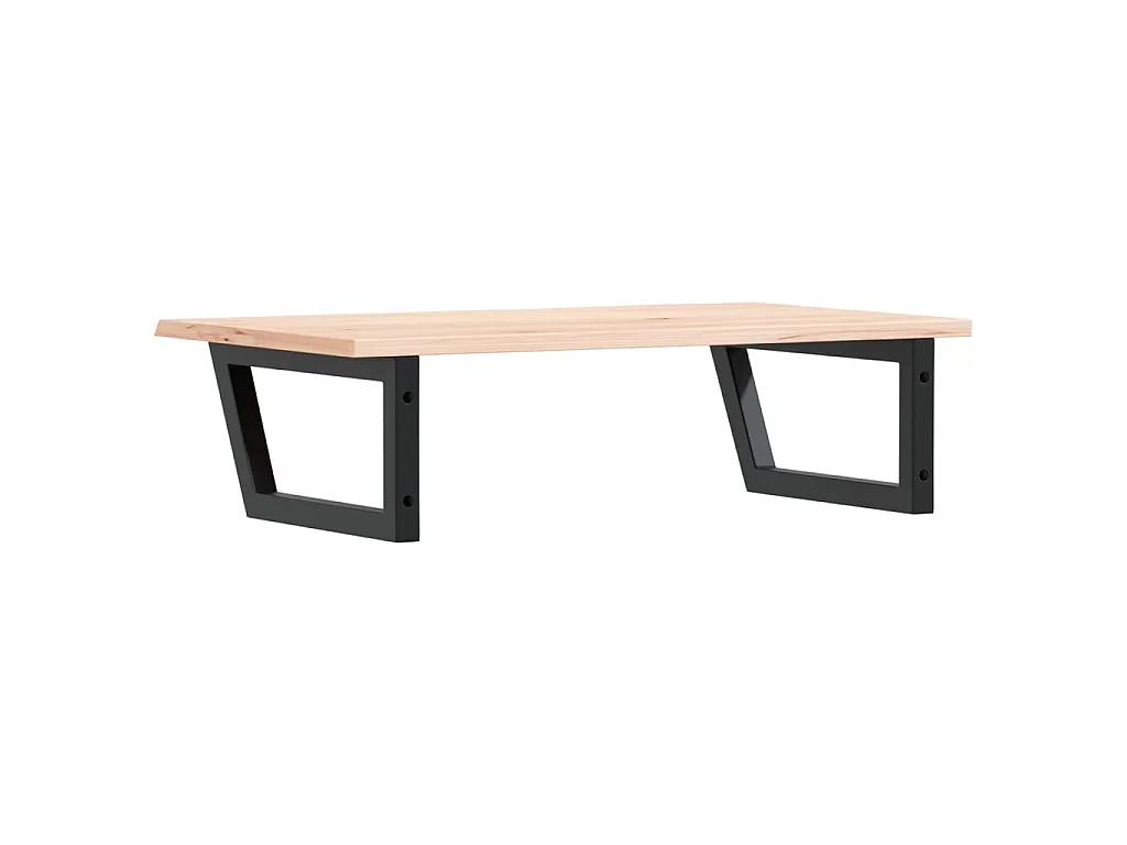 Badkamer wandschap staal en massief eikenhout