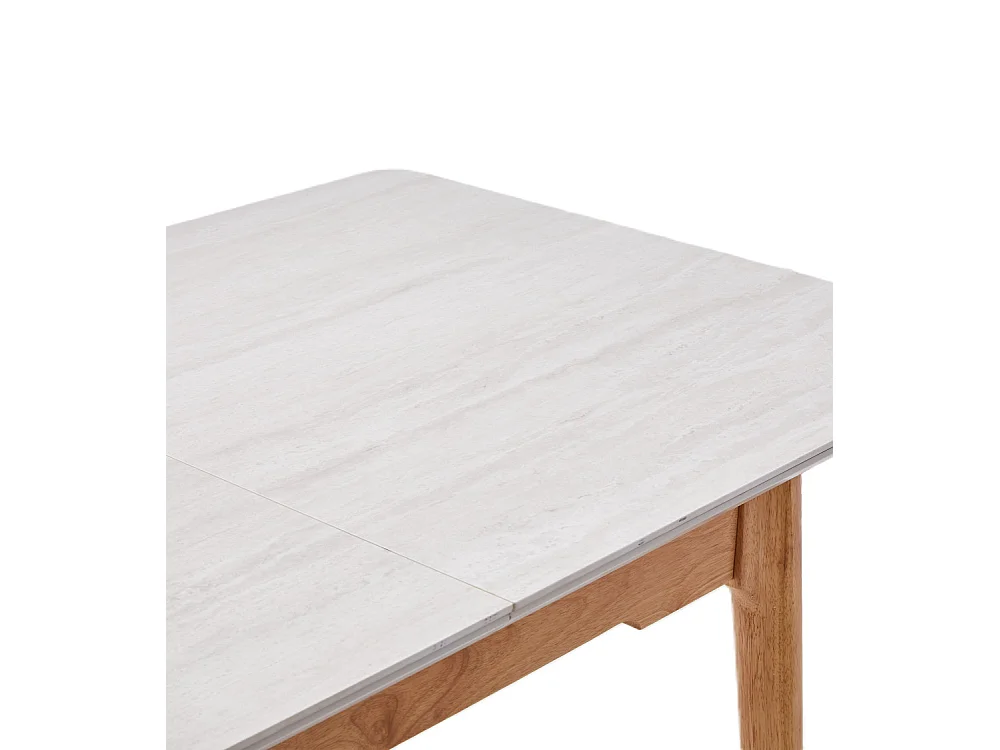 Mesa de comedor cocina extensible de 140 cm hasta a 180 cm para 8 comensales Costa