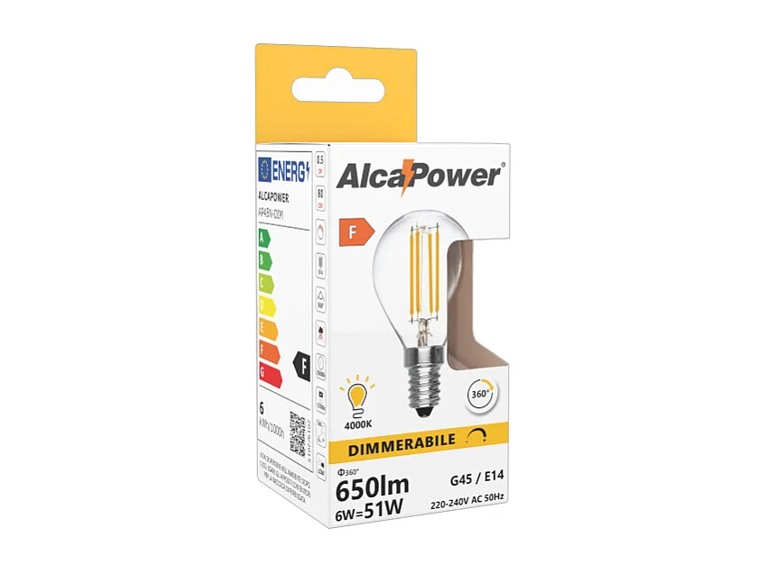 Ampoule LED Mini Sphère Dimmable 6W 4000K E14