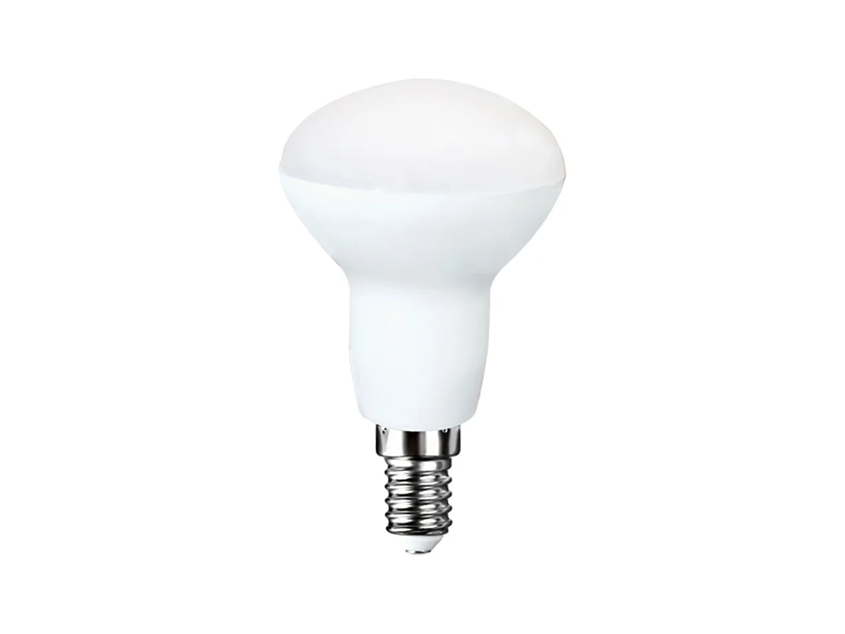 6W E14 3000K weiße Halbbirnen-LED-Glühbirne