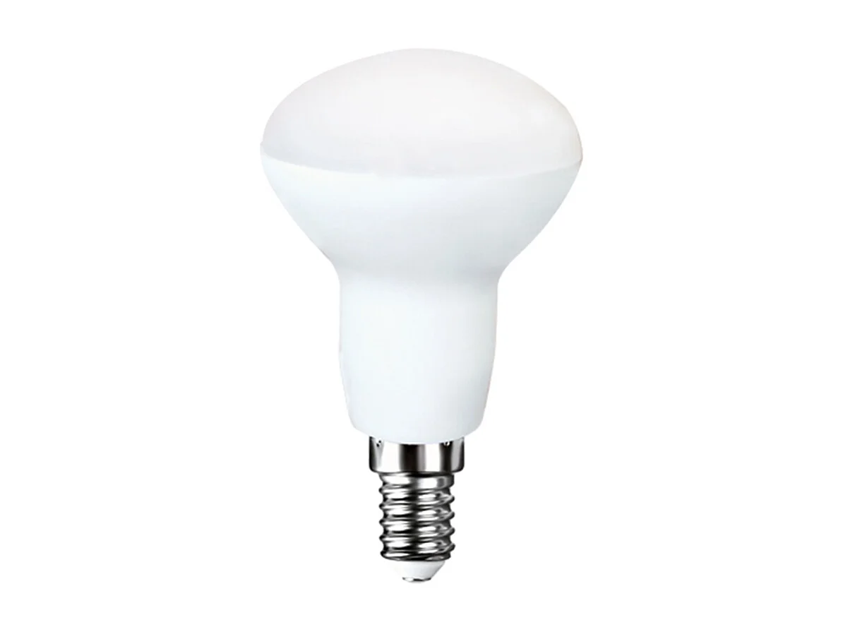 Bombilla LED semi-bombilla blanca 6W E14 3000K