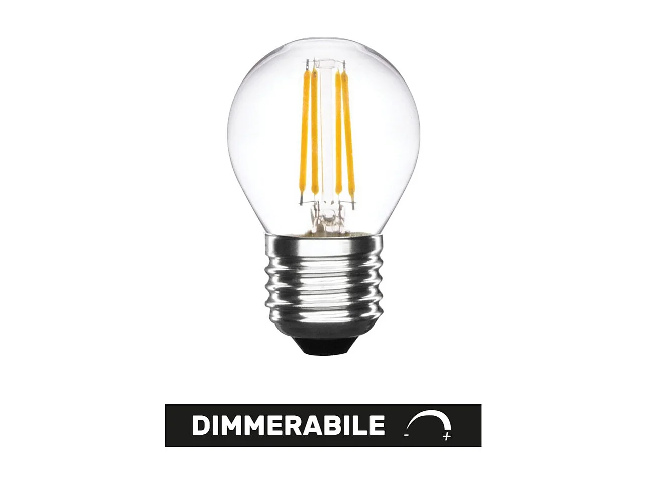 Dimmbare Mini-Kugel-LED-Glühbirne 5 W 2700 K E27
