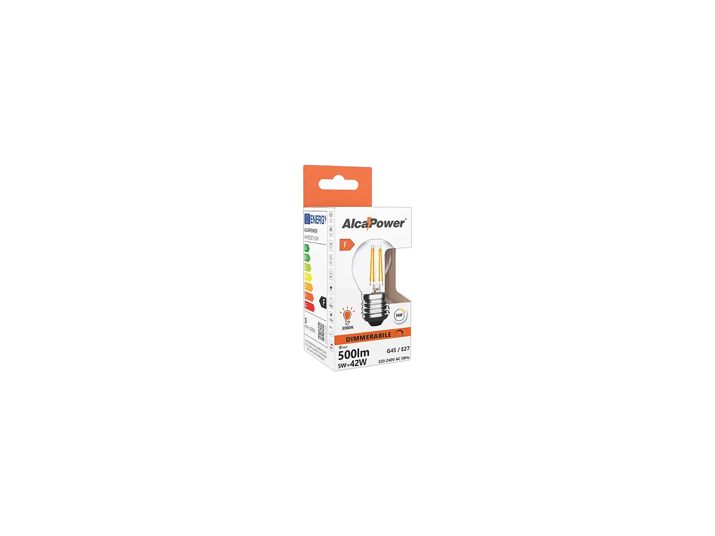 Dimmbare Mini-Kugel-LED-Glühbirne 5W 2700K E27