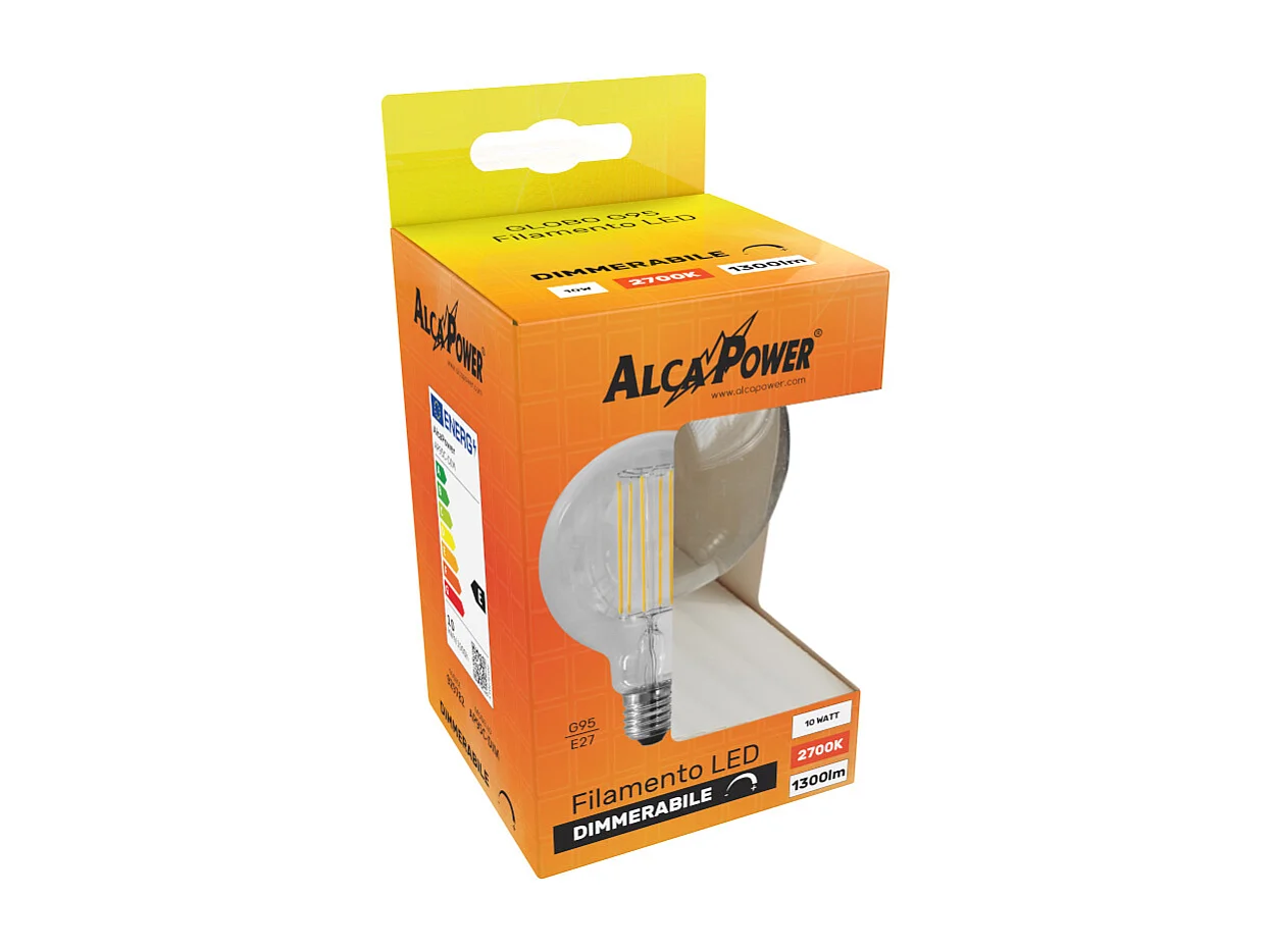 Ampoule LED Globo G95 à intensité variable 10W 2700K E27