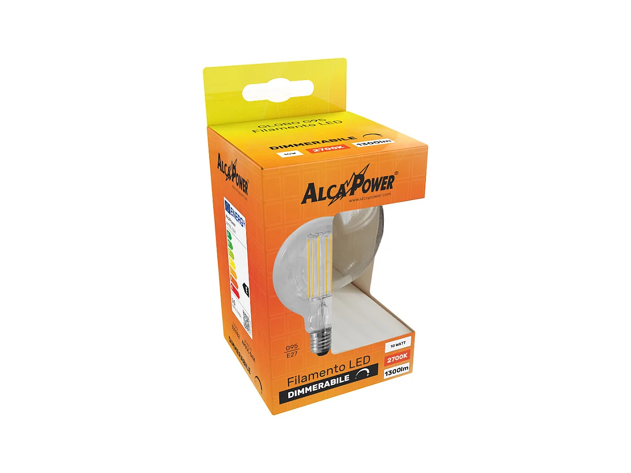 Bombilla LED Globo G95 Regulable 10W 2700K E27