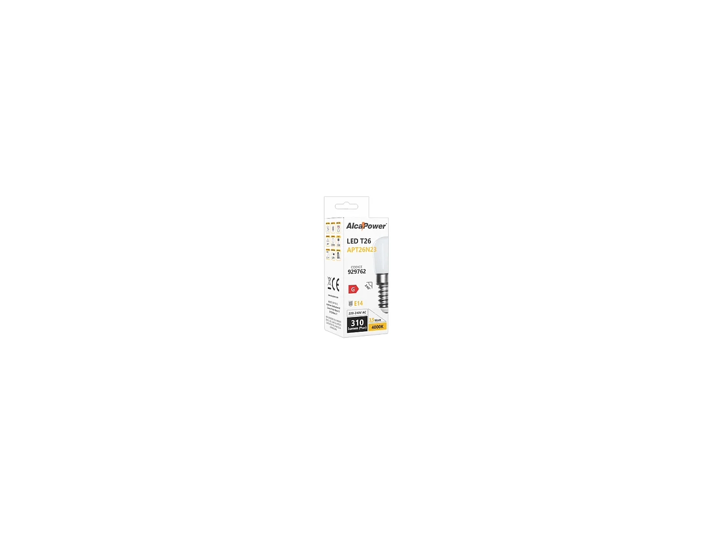T26 3.5W 4000K LED bulb